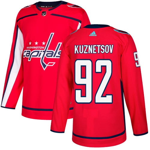 Herren Washington Capitals Eishockey Trikot Evgeny Kuznetsov #92 Authentic Rot Heim